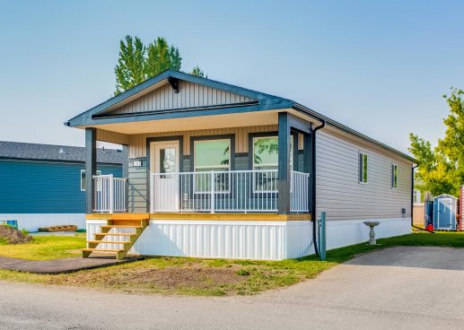 Model home at Okotoks Village