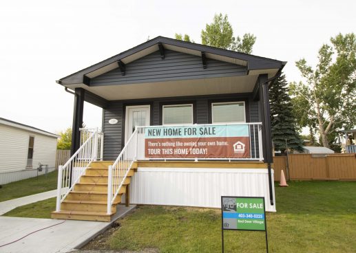 Red Deer Village model home