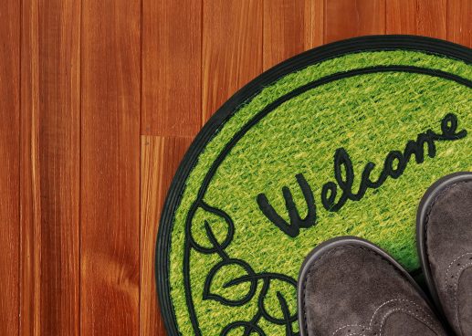 Welcome door mat